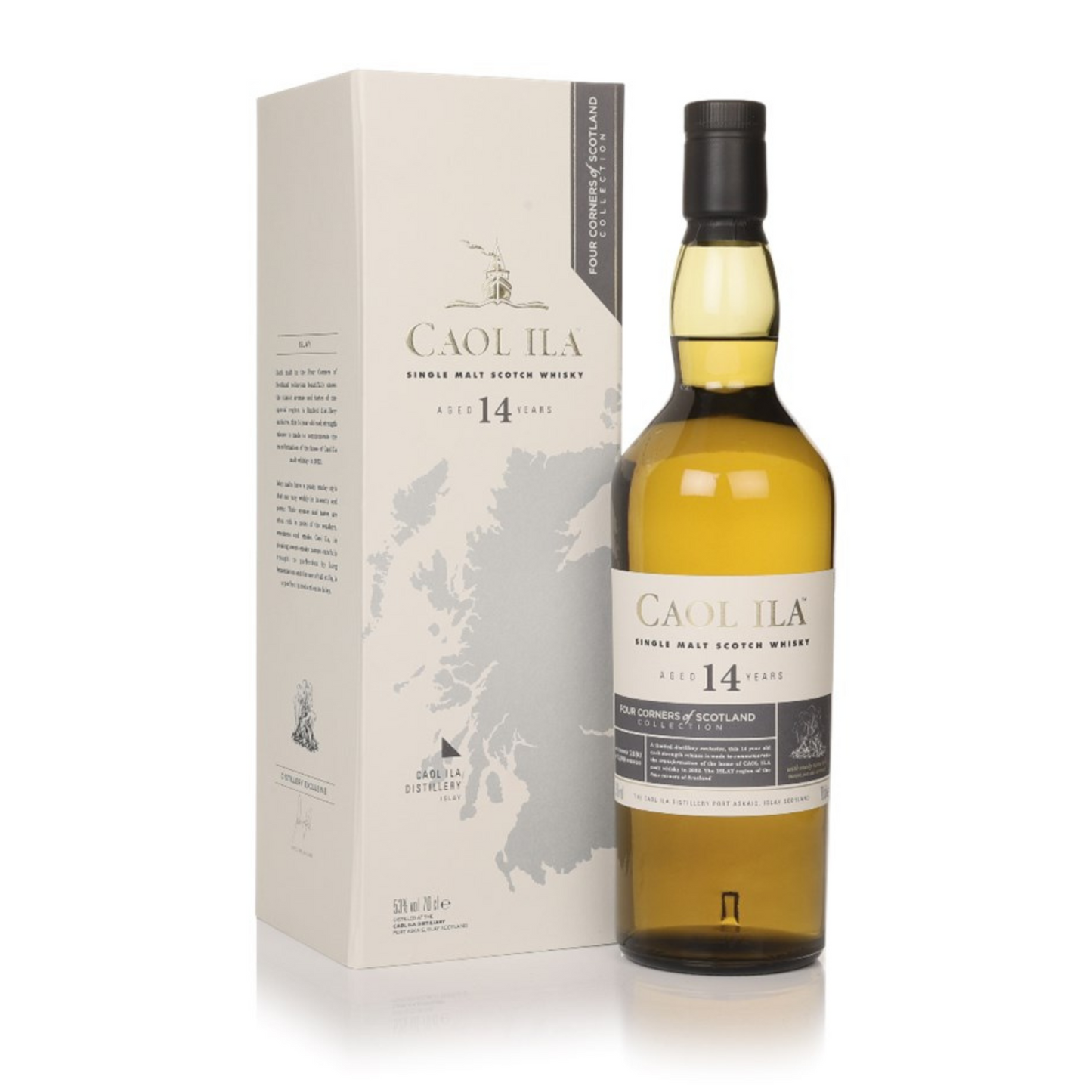 Caol Ila 14 Jahre Single Malt Scotch Whisky, The Four Corners of Scotland Collection, 70cl