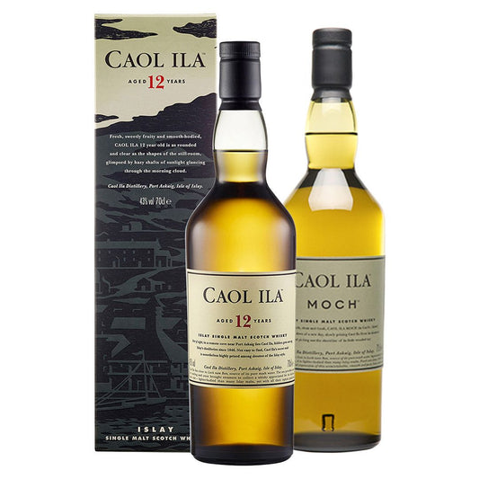 Caol Ila 12 Jahre & Caol Ila Moch Islay Single Malt Scotch Whisky, 2x70cl