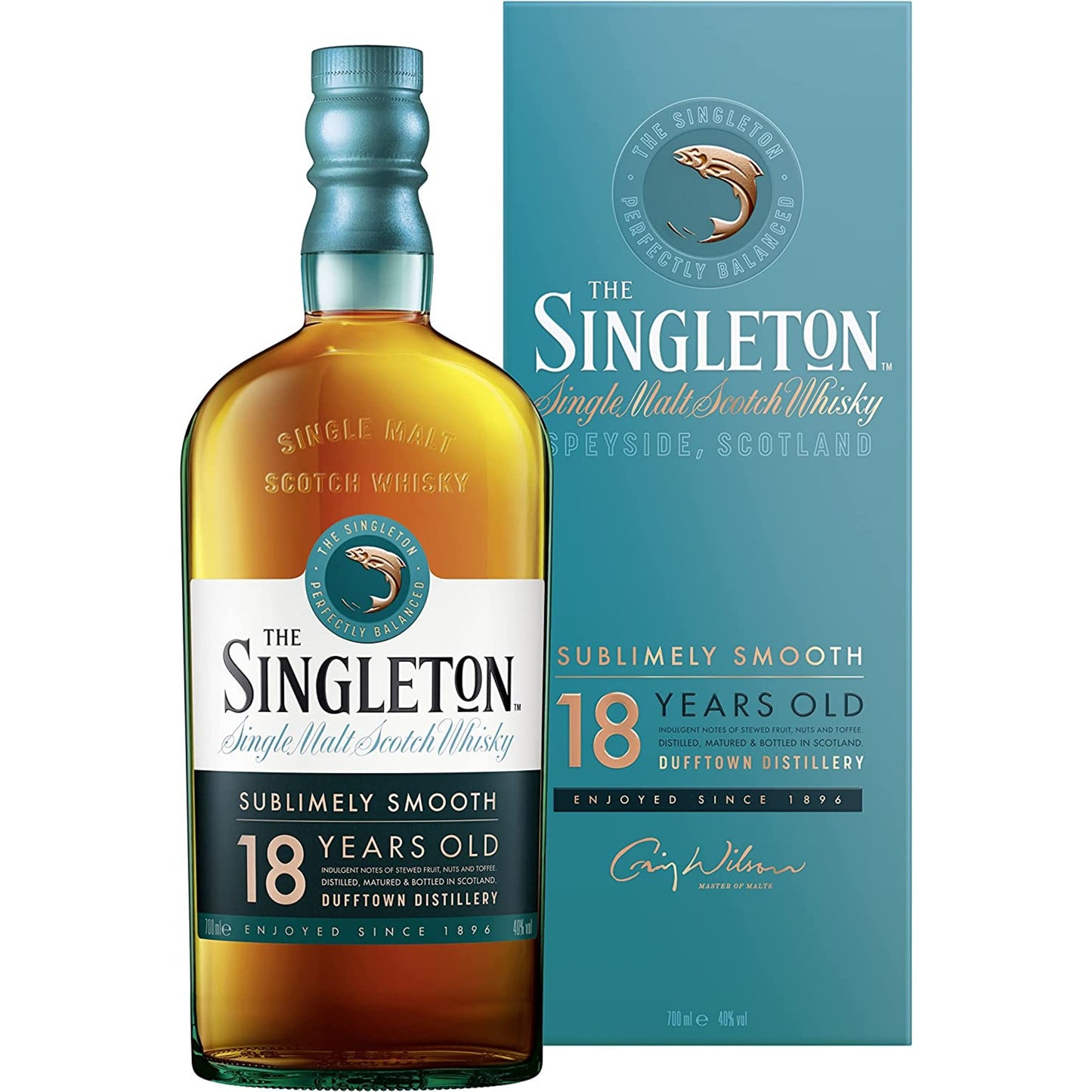 The Singleton of Dufftown 18 Jahre Single Malt Scotch Whisky 70cl mit Geschenkverpackung