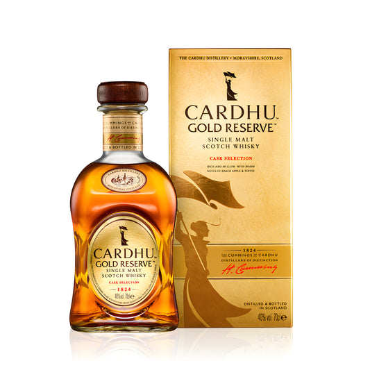 Cardhu Gold Reserve Cask Selection Single Malt Scotch Whisky 70cl mit Geschenkverpackung