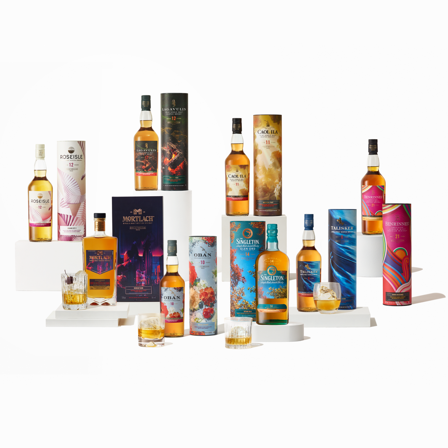 Special Release 2024 Kollektion - Single Malt Scotch Whisky, 8x70cl